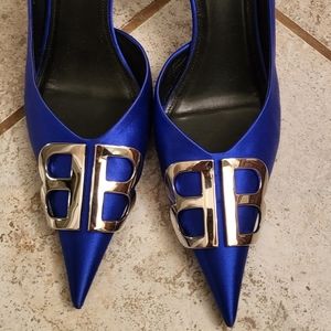 Balenciaga BB cut-out pumps